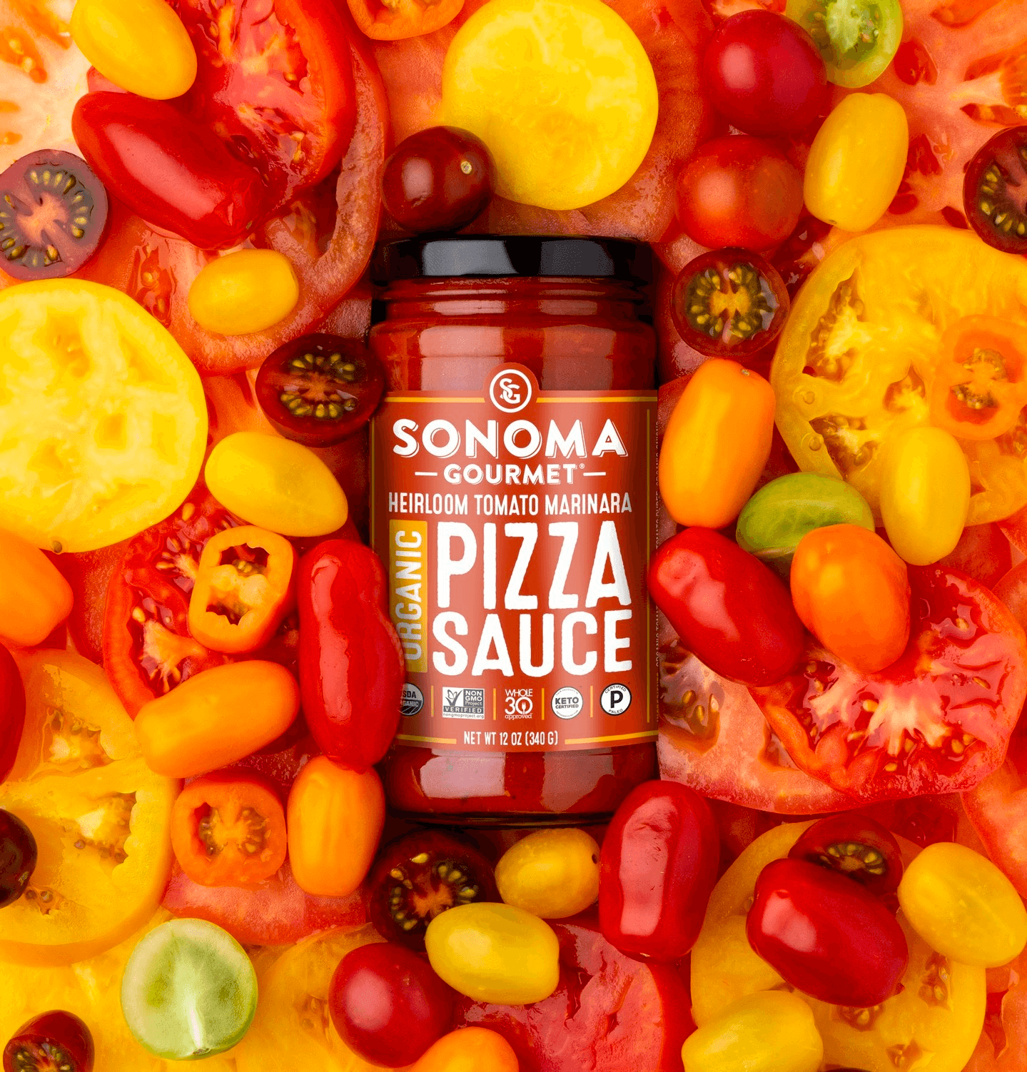 Sonoma Gourmet Sauce Pizza Tomato Marinara, 6x12Oz