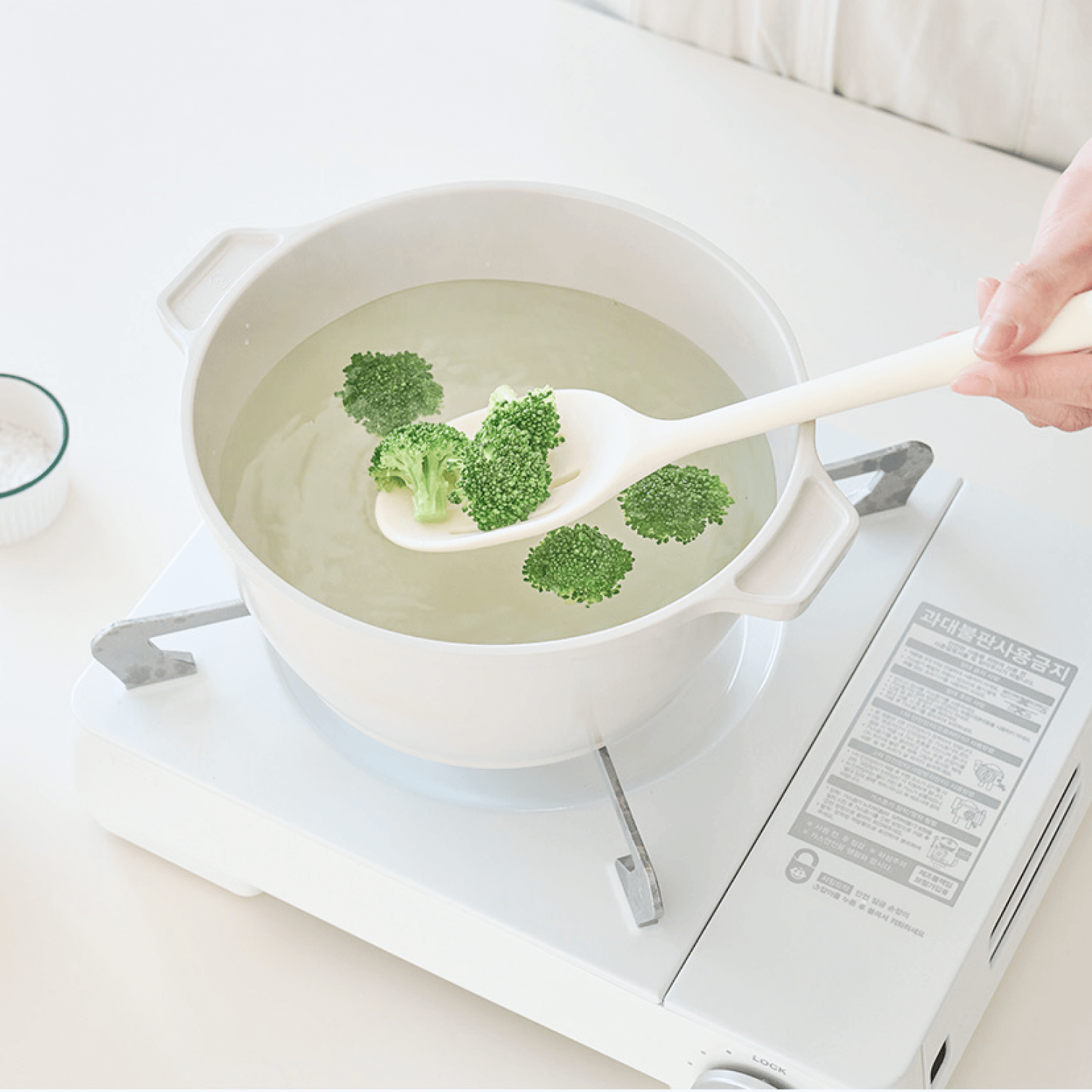 Sillymann Platinum Silicone Harmony Small Cooking Spoon - 실리만 프리미엄 실리콘 –  Hey Moms Market