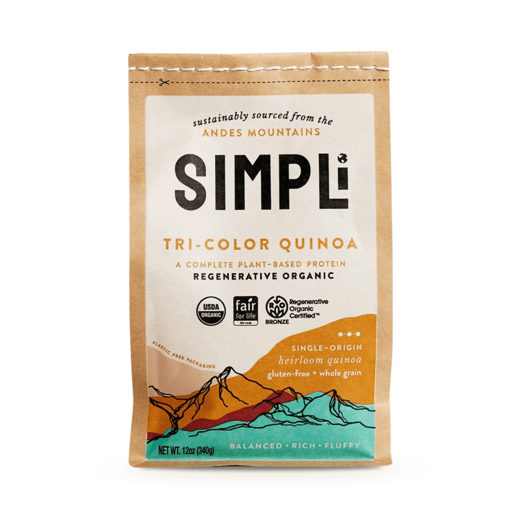 Simpli Regenerative Organic Certified® TriColor Quinoa - 심플리 유기농 삼색 퀴노아 (Best By: Oct. 2026)