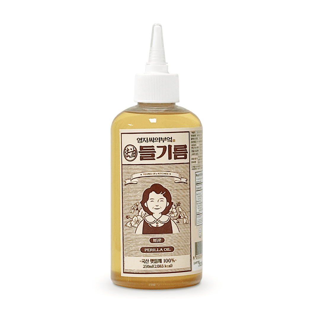 Young-ja’s Kitchen Perilla Oil - 100만유투버 영자씨의 부엌 국산 햇 들기름