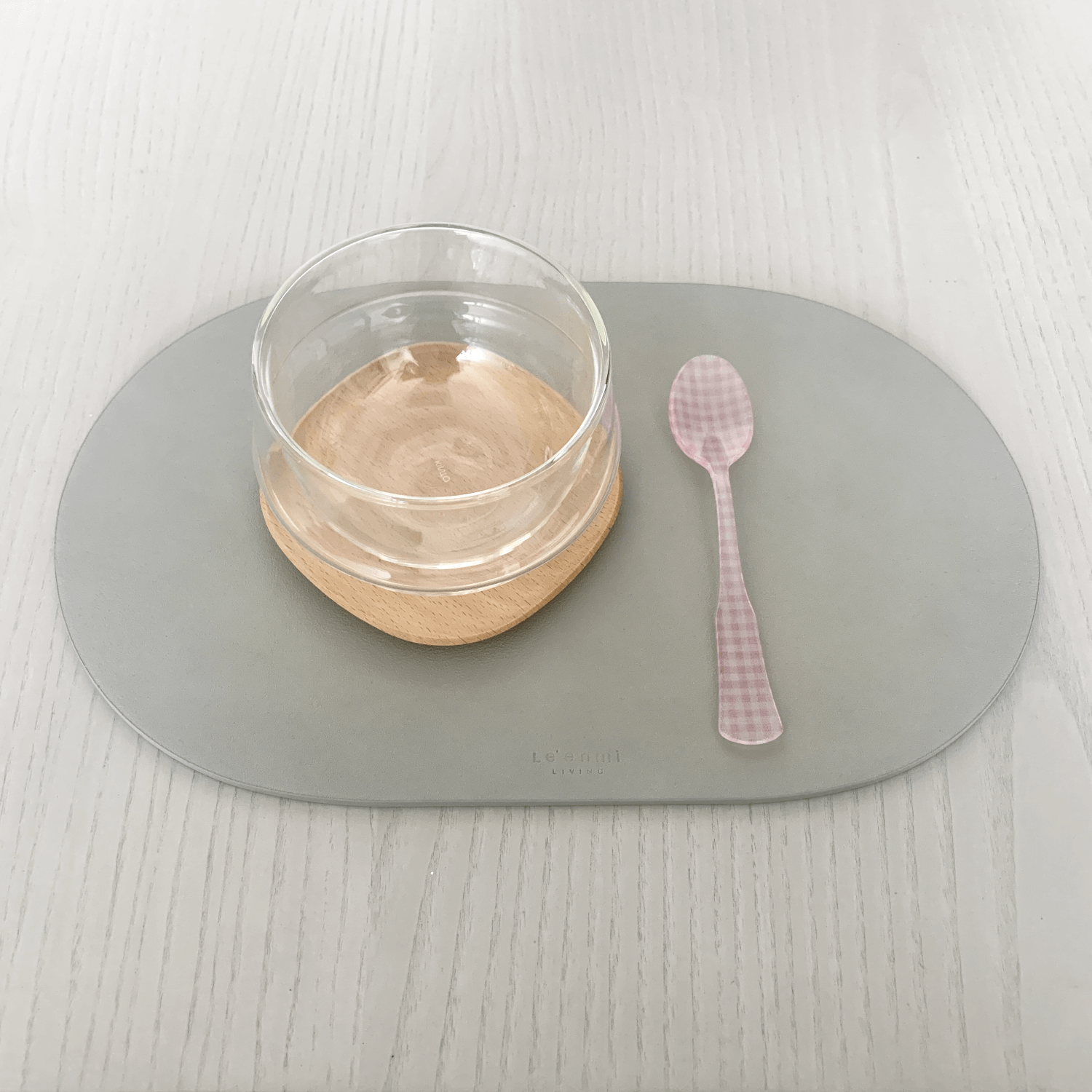 Le'enmi Oval Double-Sided Leather Tray - 르엔미 양면 방수 타원